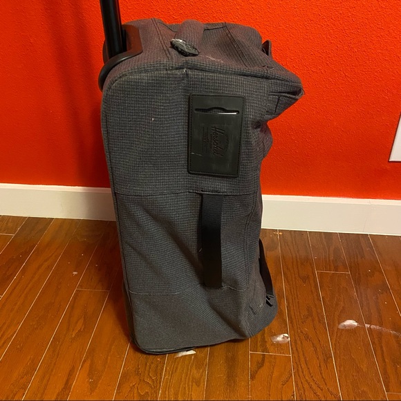 Herschel Supply Company Outfitter Wheelie Luggage 50L Raven Crosshatch AS IS - Picture 5 of 8